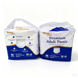 Pannolini per Incontinenza Notturna Morbidi e Assorbenti, Protezione Anti-Perdita, Slip Usa e Getta OEM per Adulti - Product Image 1