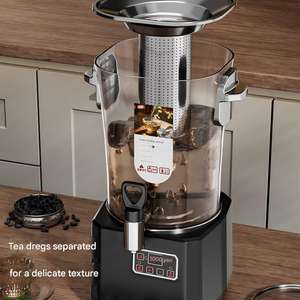 Machine à thé commerciale grande capacité avec système de pulvérisation à la vapeur pour la préparation du thé turc traditionnel et des boissons aux herbes - Product Image 5