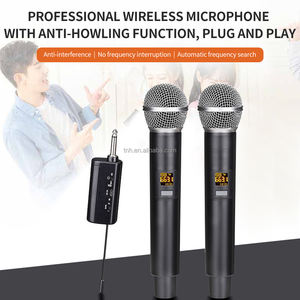 Tnh UM-W58 Uhf Draadloze Handheld Microfoon Plug And Play 30 Meter Werkbereik Voor Draagbare Pa Karaoke Podiumprestaties - Product Image 2