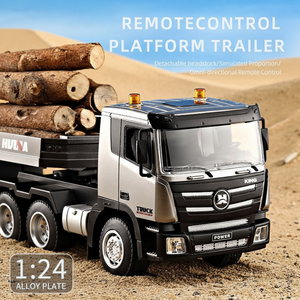 <span class=keywords><strong>Camion</strong></span> <span class=keywords><strong>remorque</strong></span> RC Huina 1318, grand <span class=keywords><strong>camion</strong></span> jouet, voitures électriques et télécommandées pour adultes, alliage radio 9 canaux, cadeau pour enfants - Product Image 1