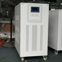 Stabilisateur de tension triphasé SBW 80KVA 120KVA 150KVA 380V/400V/415V de type servo-compensé CE pour machines CNC