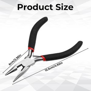 Pinzas Profesionales de Acero Inoxidable Negras Obexa para Extensiones de Cabello, Herramienta de Estilismo para Extensiones de Cabello - Product Image 2