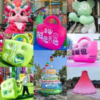Poupées gonflables personnalisées, modèles de jouets publicitaires mignons de dessins animés pour l'extérieur