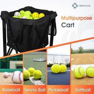 Offre Spéciale chariot de Pickleball de Tennis en métal de tube d'acier carré de logo personnalisé portatif pour <span class=keywords><strong>le</strong></span> club d'entraînement - Product Image 6