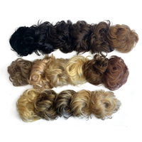 Chinois Remy Cheveux Chignon Pièce Style Droit Messy Chignon Cheveux Chignons Tissage Extension Type De Cheveux Humains