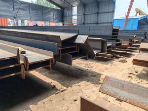 Poutres en acier à profil I optimisées pour la distribution du poids, éléments structurels primaires pour bâtiments commerciaux Q195 Q235, pliage personnalisable - Product Image 2