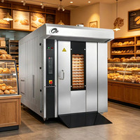 Four à circulation d'air chaud rotatif - Automatique, nouvelle génération, haute productivité, facile à utiliser, en acier inoxydable, grande capacité