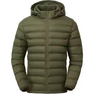 เสื้อแจ็กเก็ตผ้าแคนวาสสำหรับฤดูหนาวของผู้ชายเสื้อโค้ทผ้าคอปกตั้งลำลองไซส์พิเศษสีตามสั่ง - Product Image 3