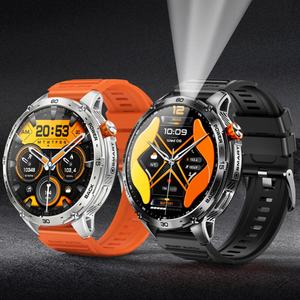 Reloj Inteligente K69 <span class=keywords><strong>con</strong></span> Pantalla AMOLED, Llamadas por BT, Batería Grande de 730 mAh, Resistente al Agua 3ATM, Múltiples Modos Deportivos, <span class=keywords><strong>con</strong></span> Linterna - Product Image 1