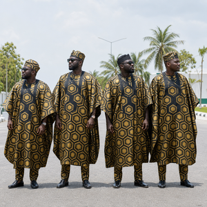 Tissu personnalisé imprimé pour campagne électorale au Nigeria, 100 % polyester Ankara Aso Ebi, impression par sublimation, 6 yards, thème politique - Product Image 4