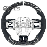 Volant en fibre de carbone forgé sur mesure, nouveau design, pour Ford Mustang S550 6ème génération Coupé 2015-2023 GT 350 500 R Shelby