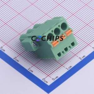 KF2EDGKDM-5.0-3P Plug-in Terminal Block P=5mm Connector Plug Screw Fixing 1x3P 5mm - Product Image 2