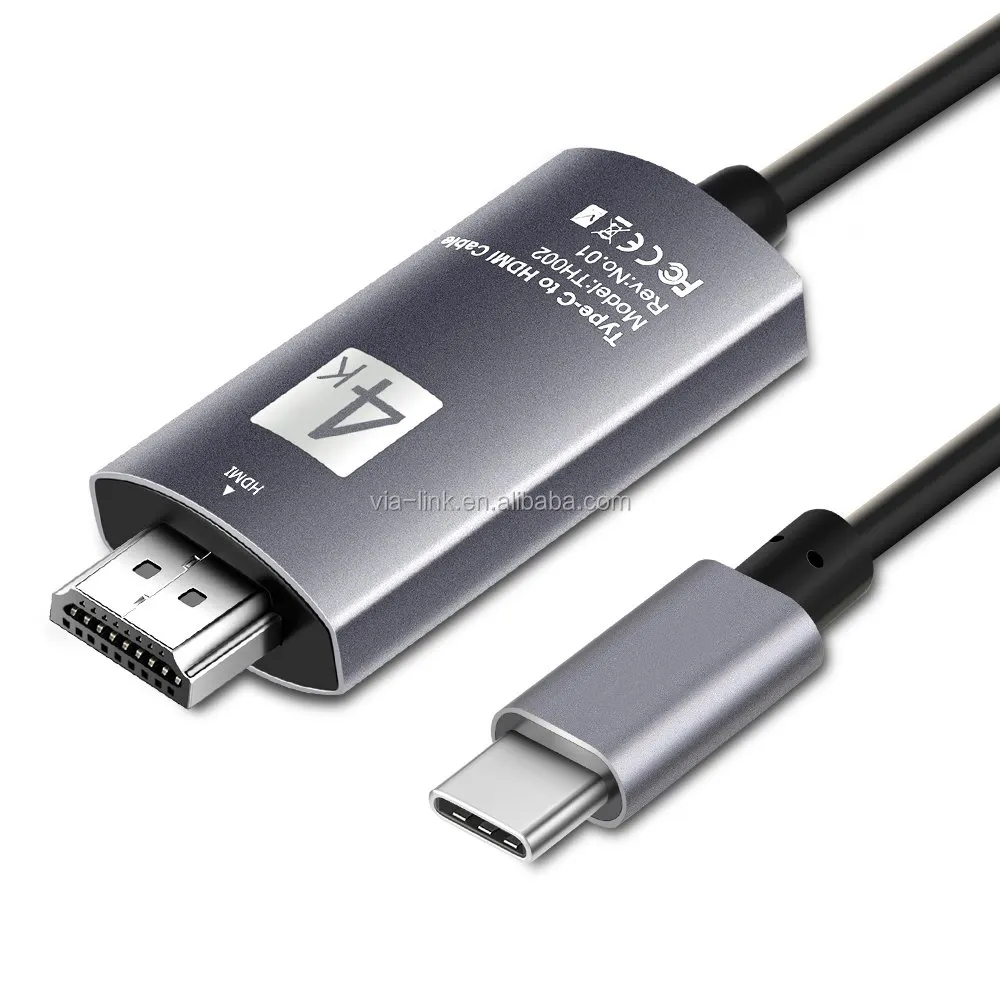 4K USB 3.1 USB-C Type C to HDMII cable HDTV hdmii Adapter for Lenovo ThinkPad X1 2018 MacBook MacBook Pro samsung S8 S9 NOTE8