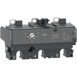 S-chneider trip unit TM80D for ComPacT NSX 100/160/250 circuit breakers, thermal magnetic rating 80A C103TM080