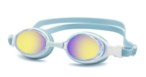 Lunettes de natation pour enfants personnalisées avec logo, haute qualité, haute définition, écologiques, anti-buée, miroir, silicone réglable, étanches - Product Image 6