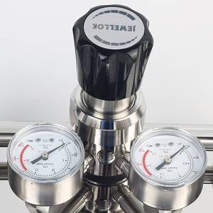 Sistema de Cambio de Manifold Semiautomático de Doble Cilindro de Acero Inoxidable 316L Electropulido UHP, Flujo Estándar N2 O2 Ar Propano - Product Image 4