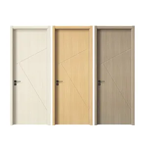 ABYAT Latest type Interior Room Design Veneer Door Panel Natural wood HDF door skin