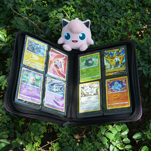 Estuche con cremallera de PU para tarjetas Pokémon, de 7 pulgadas y 4 bolsillos, para almacenamiento y exhibición de tarjetas coleccionables - Product Image 2