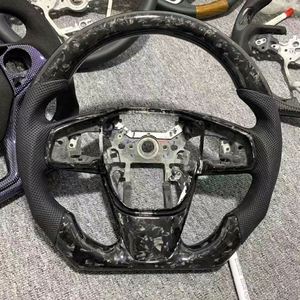 Volante Deportivo de Fibra de Carbono Perforada para <span class=keywords><strong>Honda</strong></span> <span class=keywords><strong>Civic</strong></span> 11ª Generación, Venta Caliente de Fábrica - Product Image 3