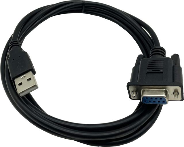 USB to RS232 Serial Adapter USB Male to Male DB9 Pin Serial Converter Cable with Foil Shielding for HDTV and Computers
