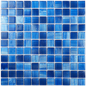 Azulejo de mosaico de cristal brillante de alta calidad para decoración de pared <span class=keywords><strong>Interior</strong></span> <span class=keywords><strong>piscina</strong></span> y suelo - Product Image 4
