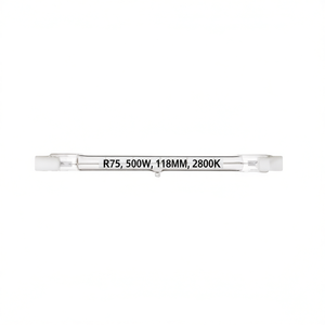 Ampoule halogène R7S 500W 118MM 2800K Lumière chaude - Product Image 3