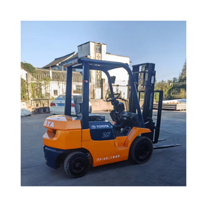 Carretilla elevadora Toyota de 2,5 toneladas usada de Japón, motor diésel de 3 toneladas fabricado en Japón FD25, carretillas elevadoras Toyota de 2,5 T/3 t/3,5 t a la venta - Product Image 2