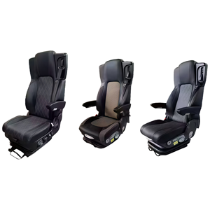 Assento de Suspensão Pneumática para Caminhão com Cinto de Segurança e Válvula de Pressão para Veículos Caminhão Box RHD - Product Image 1