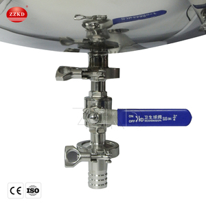 Reactor de Mezcla de Acero Inoxidable Zzkd de 60L, Reactor de Emulsión de Acero Inoxidable, Reactor de Evaporación de Acero Inoxidable con Certificación CE - Product Image 6