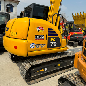 รถขุดตีนตะขาบโคมัตสึ PC70 มือสองสำหรับขาย รถขุดไฮดรอลิก 7 ตัน สำหรับงานก่อสร้างในเมือง - Product Image 4