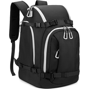 Sac à dos pour chaussures de ski 50L, résistant aux rayures, avec poche pour casque et lunettes, sangle à boucle, fond résistant à l'usure, sangles pour ski et snowboard - Product Image 1