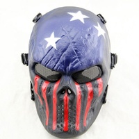 Masque de crâne SINAIRSOFT Halloween M06 pour wargame, masque squelette intégral d'horreur, masque tactique intégral