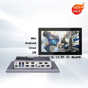 China Fabricação Qiyang J1900/J6412/i3/i5/i7 Window/Linux/Android Tablet para PC com painel de tela de toque industrial à prova d'água integrado