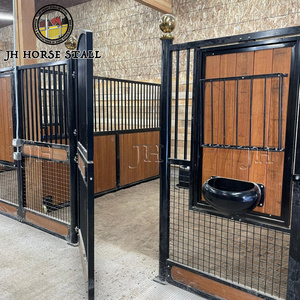 Venta caliente en Bélgica Metal Acero Galvanizado Permanente <span class=keywords><strong>Victoria</strong></span> Horse Stables Box Stall Kit con techo - Product Image 3