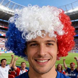 Diadema de Arcoíris Explosivo con Colores de Bandera de la Copa Mundial de Fútbol para Aficionados, Accesorios de Decoración para Festivales y Fiestas, Venta al por Mayor - Product Image 1