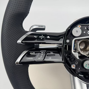 Volant chauffant en cuir personnalisé compatible avec <span class=keywords><strong>Mercedes</strong></span> <span class=keywords><strong>Amg</strong></span> GT <span class=keywords><strong>CL</strong></span> ClS CLA a E S C36 G63 C43 ML SL W204 W213 W211 W205 W206 - Product Image 2