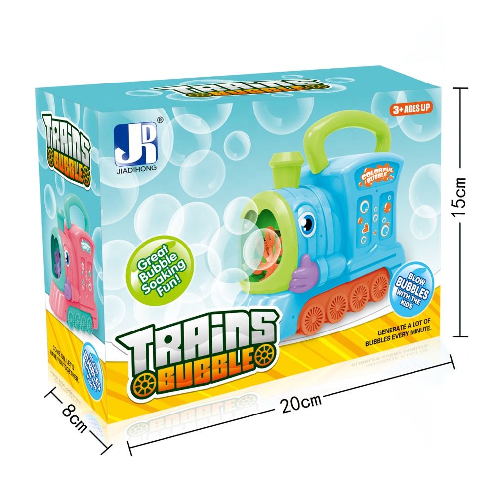 Máquina de burbujas de jabón para niños, juguete para hacer burbujas de  jabón, tren de manos de verano