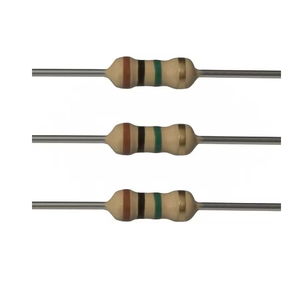Precision 1KΩ 0.25W 1% Tolerance Metal Film <b>Fixed</b> Resistors for PCB Mount Electronics DIY Projects High Stability and Accuracy - Product Image 1