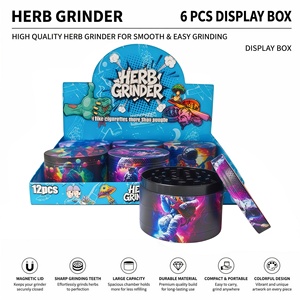 Custom <b>Grinder</b> Zink Alloy Portable Easy To Carry For Daily Use American Style Wholesale - Product Image 1