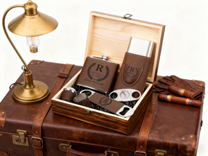 2025 Hoge Kwaliteit Custom 6Oz/7Oz/8Oz Vintage Mannen Liquor Outdoor Aangepaste Pu Lederen Heupfles Set Voor Lasergraveren - Product Image 4