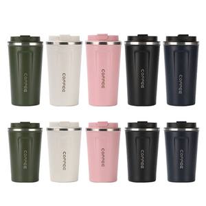 Mug à café en acier inoxydable à double paroi de 400 ml avec tasse de voyage isolée, thermos portable - Product Image 6