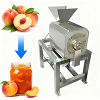 Commerciële hoogproductieve mango-kersen-passievrucht sapcentrifuge/pulper/extractor machine JL-500 380V motor 1500W fruitverwerking