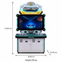 Kit de micro-interrupteurs de verrouillage en forme de T pour machine de jeu d'arcade de pêche, avec clé de verrouillage pour crédits (entrée/sortie) FUNTIME FT-LOCK Anglais