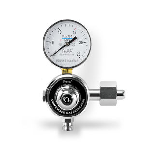 Válvula Reductora de Presión de Oxígeno para Cilindro Médico, Manómetro de Presión de Entrada Única de 0.25 MPa, Presión de Salida Preestablecida, Regulador de Gas O2 - Product Image 1