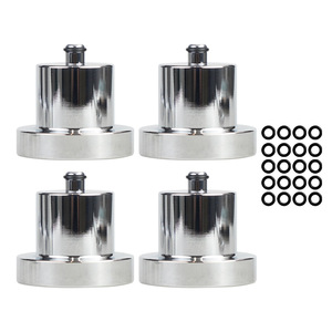 Adaptador de Posicionamiento Xuzhong, 4 Piezas, Aluminio Plateado, Herramienta de Elevación para Coche, Compatible con Rivian R1S R1T 2022 2023 2024 - Product Image 3