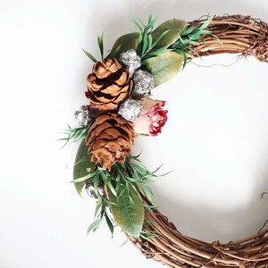 Ramo de cono de pino, flores <span class=keywords><strong>preservadas</strong></span> para bebés, flores secas de Color blanco, respiración de bebé para decoración de bodas o casas - Product Image 3