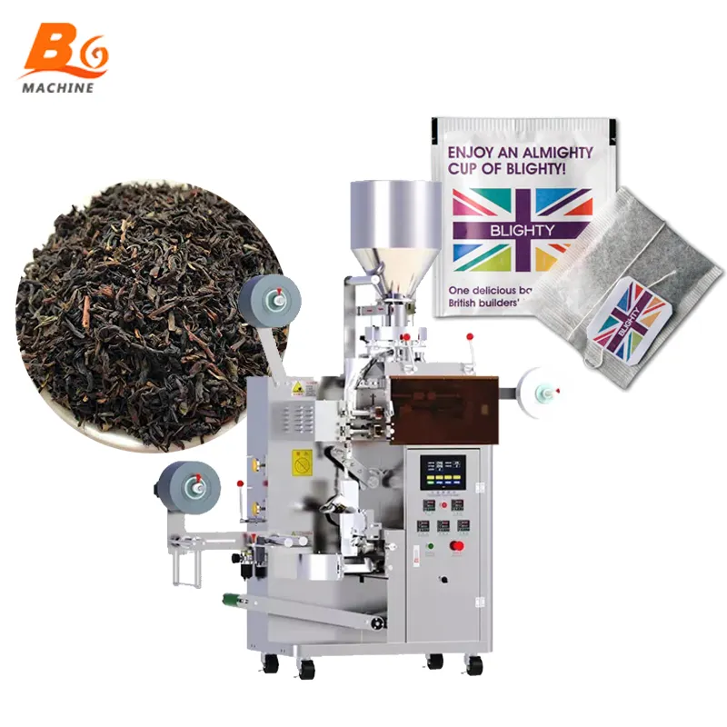 Prezzo automatico della macchina imballatrice della bustina di tè della carta da filtro delle spezie dell'erba 2023