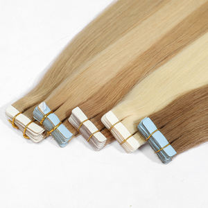 Extensions de cheveux à clipser, cheveux humains, 8 à 40 pouces, blond miel, lisses, invisibles, extensions de cheveux à clipser, trame de peau, extensions à clipser - Product Image 3