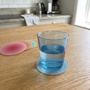 Juego de Posavasos Creativos de Resina para Tazas de Té con Diseño de Flores de Cristal, 10 mm de Grosor, Hechos a Mano, Ecológicos - Product Image 5
