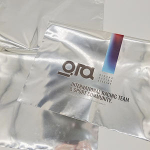 Custom Logo Self Seal Adhesive Strip Silver Clothing Shipping Bags Silver Poly Package Bags Metallic Aluminum Foil Poly Mailings - Product Image 5